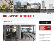 Tablet Screenshot of bouwpututrecht.nl